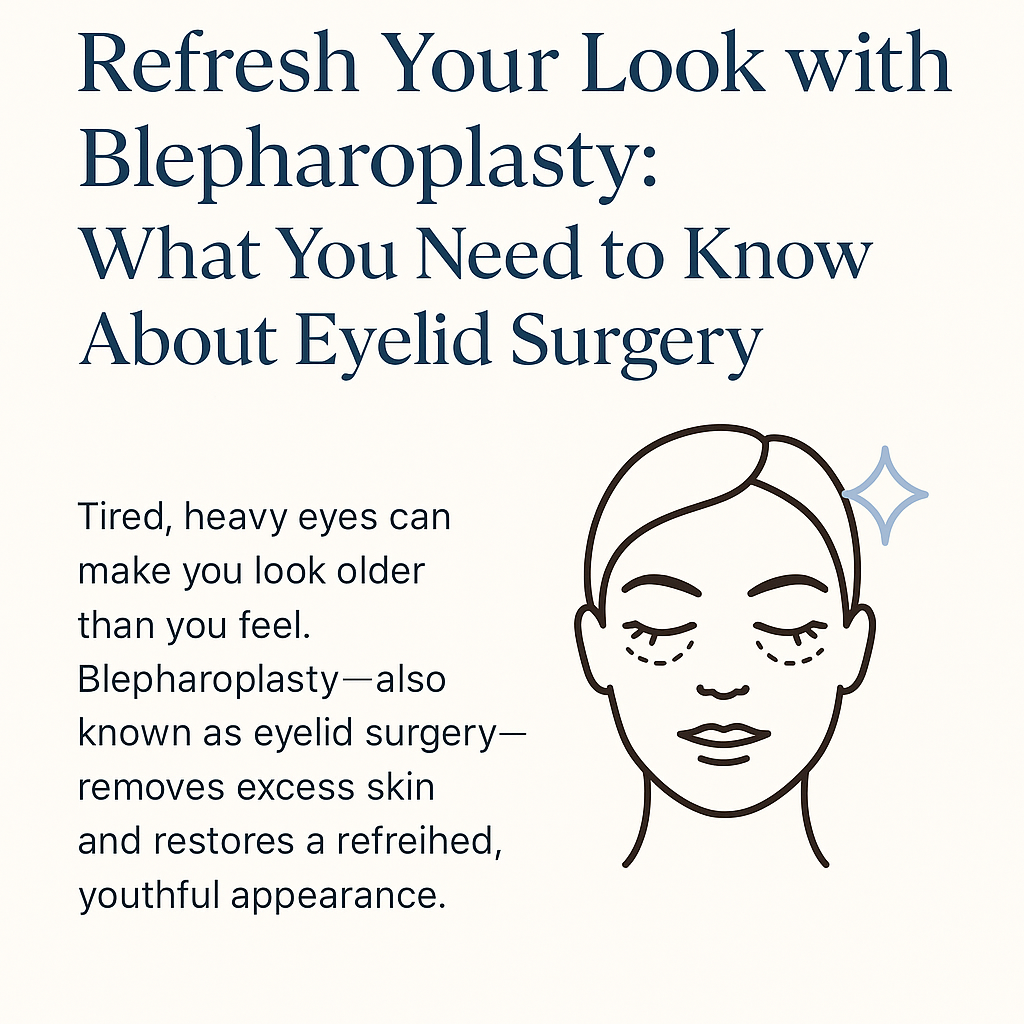 Refresh Your Look with Blepharoplasty: What You Need to Know About Eyelid Surgery